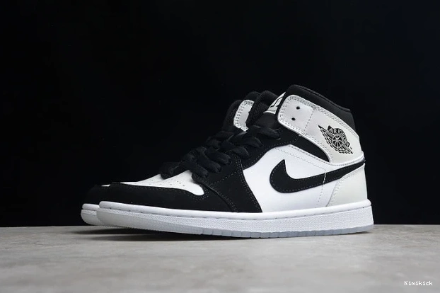 1765 mid white jordan black AllSeason diamond 1 air dh6933- 0619